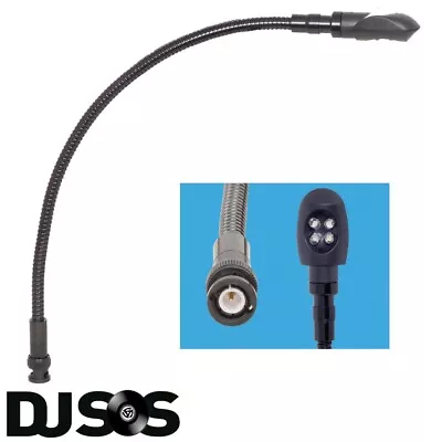 £19.86 • Buy 12v Bright Gooseneck Lamp BNC Socket Round Mixer Lighting DJ Portable Desk Light