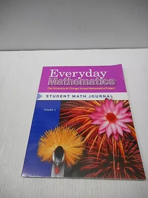 Wright Group/McGraw Hill Everyday Mathematics Student Math Journal Vol 1 Grade 4 • $4.97