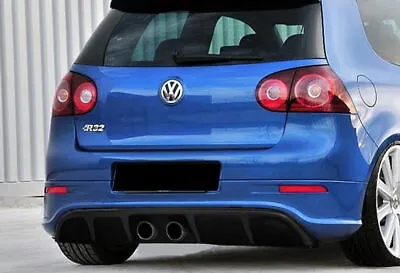 R32 Performance Rear Bumper Diffuser Addon For VW Golf V MK5 Skirt Extension • $250.80