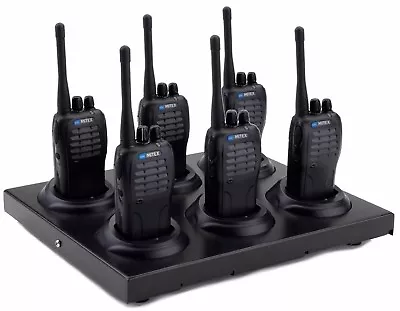 Mitex Pmr446 Xtreme Six Pack Uhf License Free Handheld Radio With 6 Bay Charger • £780