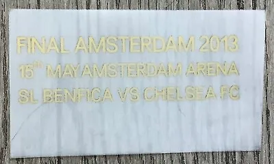 Final Amsterdam 2013 Chelsea Fc Vs Sl Benfica Uefa Europa League Final Match Det • $8.88