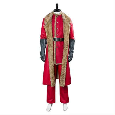 Santa Claus Cosplay Costume Men The Christmas Chronicles Hat Uniform Party Dress • £153.40