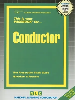 🛑New🛑 Conductor Test Practice Passbook Upcoming NYCT MTA  Civil Service Exam • $34.95