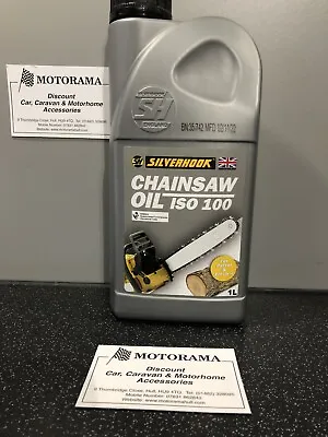 Chainsaw Oil Chain Oil Lubricates Protects Non Fling Super Tacky Iso100 1 Litre • £8.35