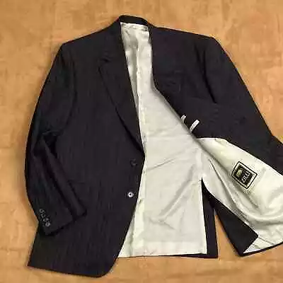 Fits 42 ZILLI Striped Suit Jacket Sport Coat Blazer • $499