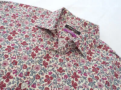 £75 • Buy HOLLAND ESQUIRE Mens Shirt 🌍Size 15.5  (38  CHEST)🌎 RRP £125+📮 FLORAL LIBERTY