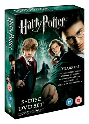 Harry Potter Years 1-5 Box Set [DVD] - DVD  Used Good Condition (5 Disc DVD) • £5.75