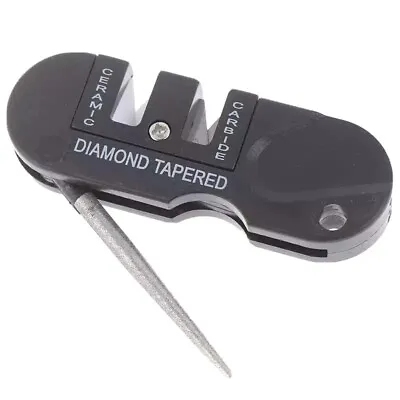 £5.99 • Buy Latest Outdoor Pocket Sharpener Ceramic Diamond Tapered Rod Carbide Tools UK