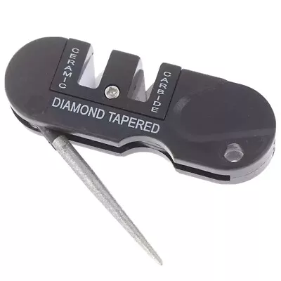 £5.99 • Buy Latest Outdoor Pocket Sharpener Ceramic Diamond Tapered Rod Carbide Tools UK