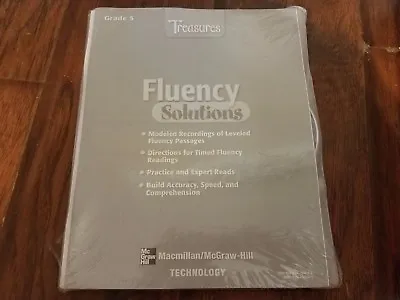 NEW McGraw Hill Treasures Grade 5 Fluency Solutions CD Set • $9.95