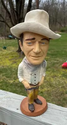 Vintage Esco John Wayne Chalkware Statue ~ 19 Inches  • $49.99