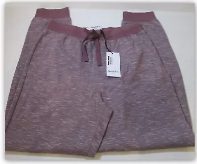 Mens Sleep Lounge Pants Double Weave PURPLE Elastic & Tie Pockets Goodfellow • $14.21