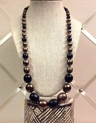 Vintage CORO Baroque Bead Necklace • $4