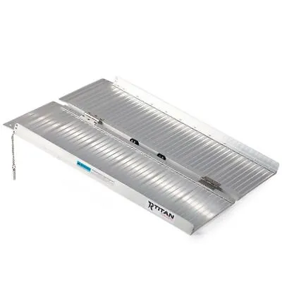 Titan Ramps 3' Single-Fold Wheelchair Ramp - 600 Lb. Capacity • $59.99