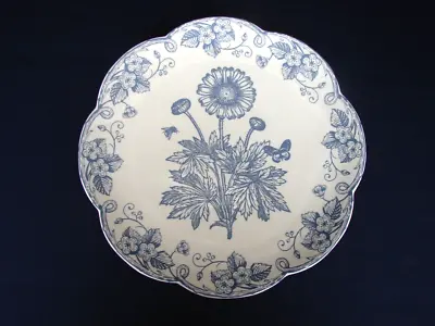 J Willfred/Sadek 10  JARDIN BLUE Floral Botanical Dinner Plate Suzanne Nicoll • $18.95