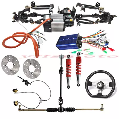 Front Drive Shaft Axle Kit 1000W 1500W Differential Motor For ATV Quad 4 Wheeler • $18.99