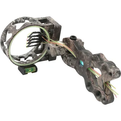 3006 Outdoors Aluma 4-Pin Bow Sight .019  W/ Light & Level LH/RH - Black/Camo • $34.64