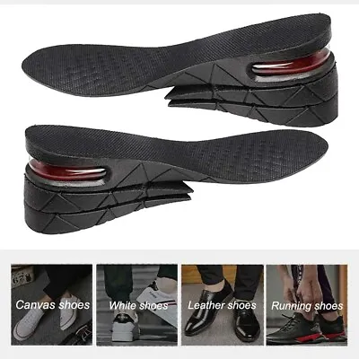 3-Layer 7CM Height Increase Elevator Insoles Pads Soles Foot Pad Inserts Massage • $9.26