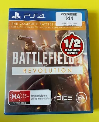 Battlefield 1 Revolution Sony PS4 FREE POSTAGE • $14