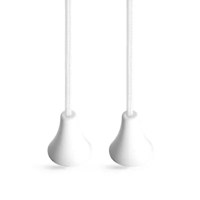 £2.99 • Buy Pull Cord String For Bathroom Light Or Ceiling Switch. Pack Of 2. Ice White.