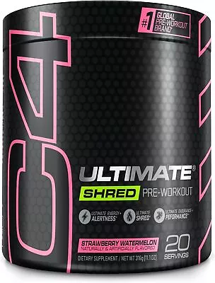 Cellucor C4 Ultimate Shred Pre Workout Powder For Men 20 Servings (Pack Of 1)  • $52.95