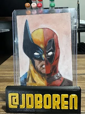 Wolverine/Deadpool Artist Sketch Card 1/1  • $20