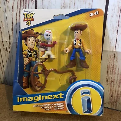 £3.49 • Buy Disney Pixar Toy Story 4 Imaginext Forky & Woody Figure Pack