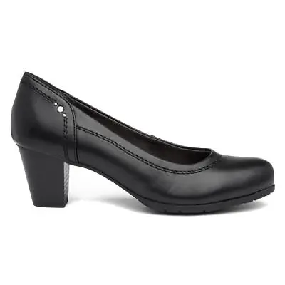 £29.99 • Buy Jana Softline Womens Shoes Black Adults Ladies Court Work Formal SIZE