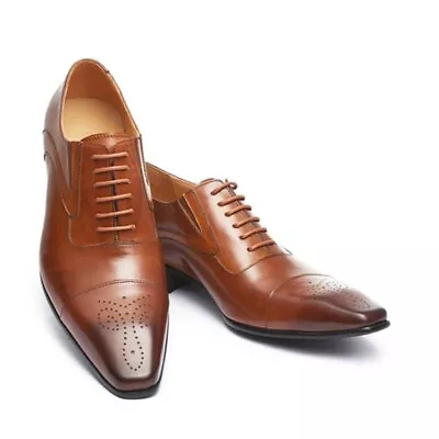 Man Business Shoes Fashion Wedding Dress Formal Shoes Leather Men Party Shoes • $41.18