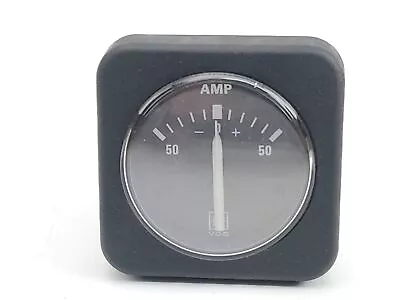 VDO 192 002 Blue Line Marine 2  50 AMP Analog Ammeter Gauge • $69.95