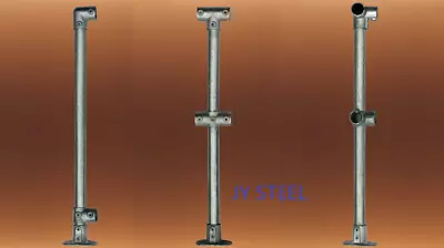 £22.50 • Buy Pre-Built Galvanised Handrail Uprights Barrier Fencing System (Height 1100mm)