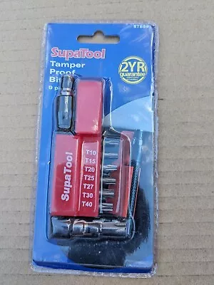 Supatool 9 Pce Tamper Proof Screwdriver Set • £3.75