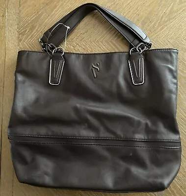 Simply Vera Large Handbag Tote Purse By Vera Wang  Lots Of Pockets  Brown • $32
