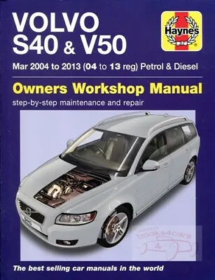 Volvo S40 V50 Shop Manual Service Repair Haynes Chilton Book 2004-2013 • $72.95