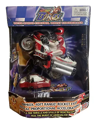 Vintage Wow Wee Inc Race Masters Bikes 1999 RC Motorcycle Remote Control Watch • $117.97