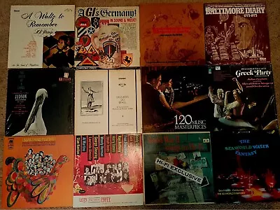 Vintage 50s 60s Classical Orchestral Symphony Assorted Vinyl Lot Of 12 • $12.99