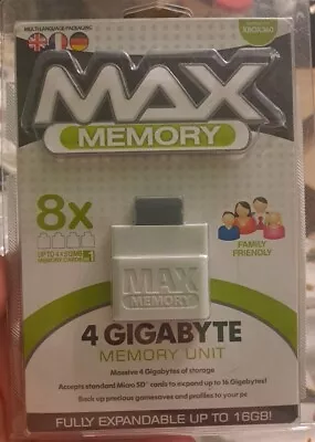 Xbox 360 Max Memory 4 GB Memory Card Manager Software Expandable With Micro SD • $29.99