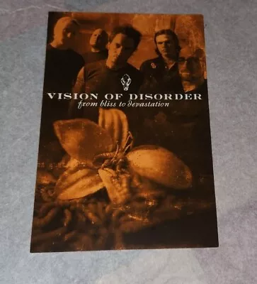 Vision Of Disorder - From Bliss To Devastation  Promo Card • $8