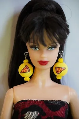 FOX WOLF DESIGN - Barbie Model Muse PIZZA BALL Earrings • $8