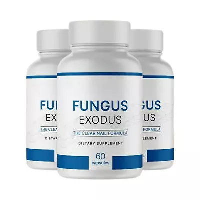 3-Pack Fungus Exodus Pills Supports Strong Healthy Natural Nails-180 Capsules • $47.95