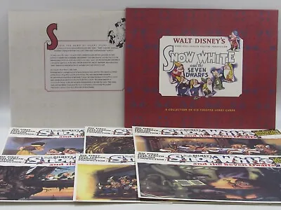 Disney's Snow White And The Seven Dwarfs Set Of 6 Lobby Cards Signed Marc Davis • $125