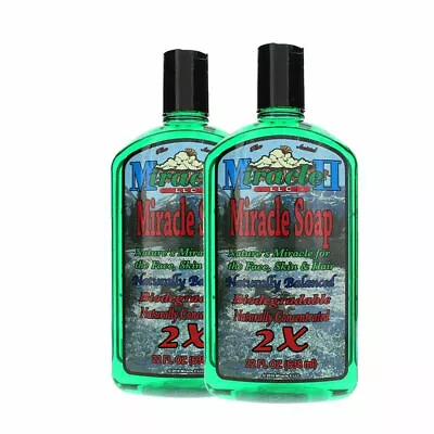 Miracle II Regular Soap 2x-Mineral Concentration (Two 22 Oz Bottles) • $62.95