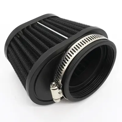 2Pcs Air High Flow Cone Filter Pod Cleaner Black Fit For Motorcycle ATV Scooter • $26