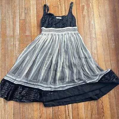 ZARA Woman Silk Sequin  Pleated Dress • $35