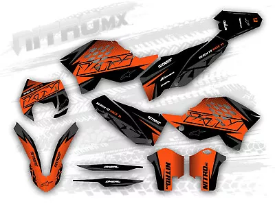 NitroMX Graphic Kit For KTM EXC EXC-F 125 250 300 450 530 2008 2009 2010 2011 • $252.89