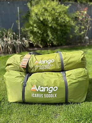 Vango Icarus 500 Dlx Tent AND Awning • £200