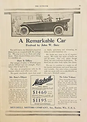 1917 MITCHELL MOTORS Vintage Antique Print Ad Automobile Car 9x12  Racine WI • $13.15