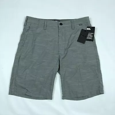 Hurley Phantom Shorts Mens 31 Gray Performance Hybrid Walking Modern • $38.30