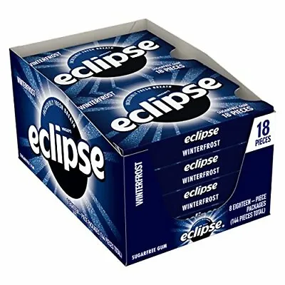 Eclipse Winter Frost Sugarfree Gum 18 Piece (Pack Of 8) • $18.90