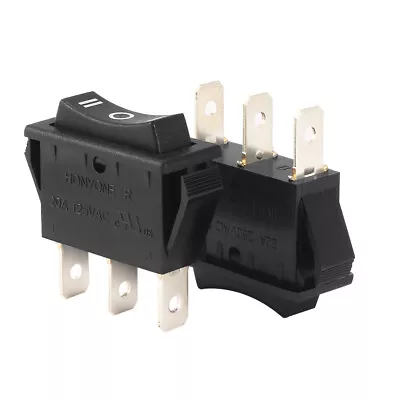 Boat Rocker Switch AC 20A/125V 22A/250V SPDT 3P On/Off/On 3 Position • $12.26